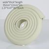 1Pc 2m L Shape Extra Thick Furniture Table Protector Edge Corner Desk Cover Protective Tape Foam Corners Bumper Guard