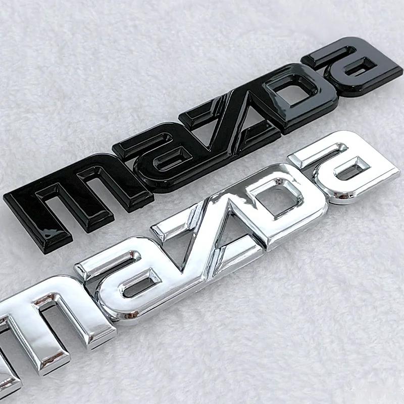 2025 Heiß für Mazda CX3 CX5 MX3 CX4 CX9 CX7 RX8 Atenza Axela Protege Auto Front Heck Emblem 3D Aufkleber Abziehbilder Kofferraum Emblem Dekorat