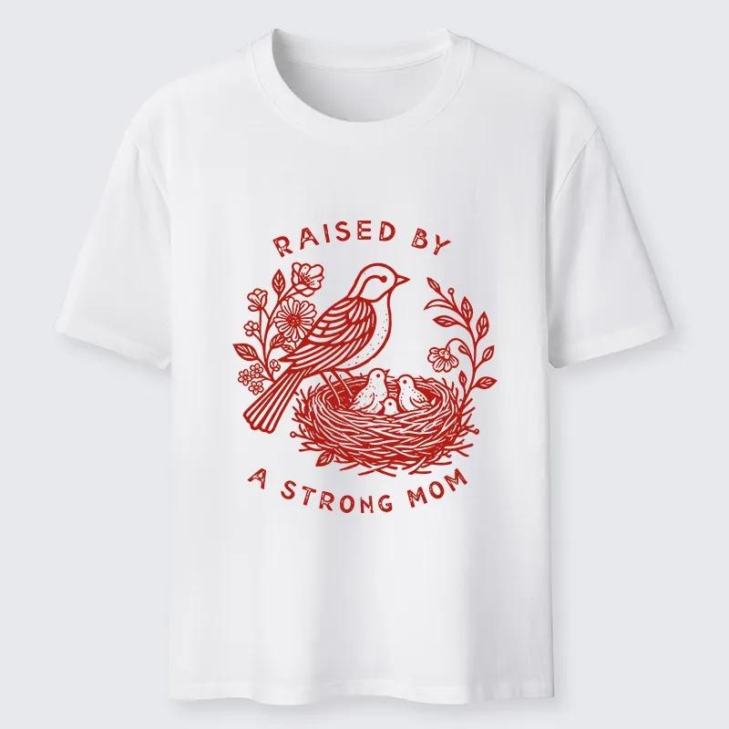 

Mother Bird Guarding Her Nestlings TShirt Unisexs and Womens Summer Cotton Clothing Harajuku Fashion Round Neck Short Sleeve Top 4XL