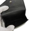Used 12564 Portefeiulle Lock Mini M63921 7942 Current LV Signature Grain Calfskin Black LV Logo Noir Unisex from Japan