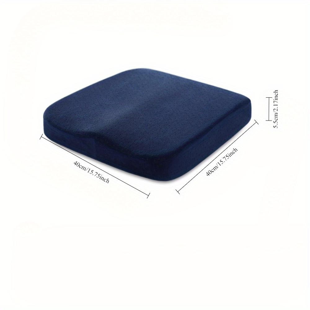 Ergonomic Memory Foam Office Cushion Anti Hemorrhoid Cushion Chair Cushion Tailbone Pillow Car Seat Cushion Washable Pillowcase