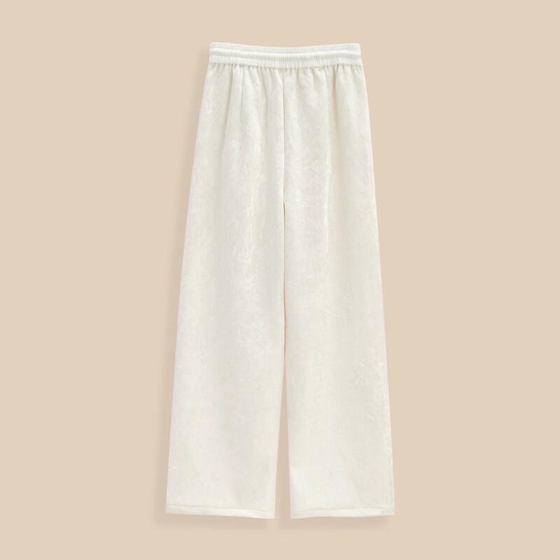 IEF Plus Size American Casual Velvet Wide-Leg Pants