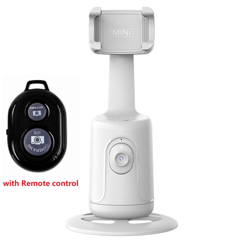 P01 Smart 360° Auto Tracking Shooting Gimbal Selfie AI Camera Recognition Body Face Follow Live Shoot Phone Stand for Vlog Video