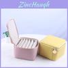 Schmuck-Organizer Tragbare Reise-Tasche Mit Weichem Leder Für Ohrringe Und Ringe