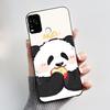 Black Phone Case For BLU G71 Plus (G71+ G71P) Shockproof For BLU G71 Plus (G71+ G71P) Little Rabbit In The Flowers Pattern Cover