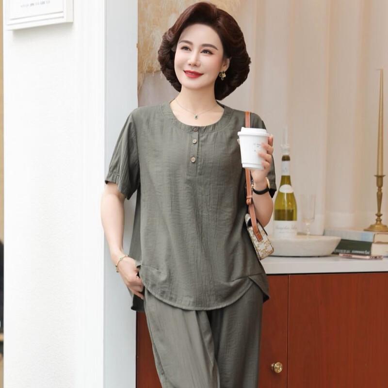 Women's Plus Size Summer Loose-Fit Two-Piece Set