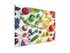 Glass Protective Plate for the Stove 70x52 Vegetables