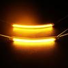 2pcs Motorcycle LED 39mm-41mm Fork Turn Signal Light Strip For Harley Victory