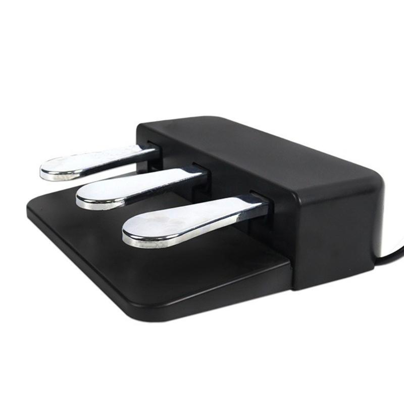 Universelles Sustain-Pedal Geeignet für elektronische Keyboards und Digitalpianos ABS-Textur Rutschfeste Basis Tragbares Design