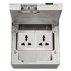 Household Floor Socket Box Marble Flat Floor Insert Multifunctional Pure Stainless Steel Power Ground Plug