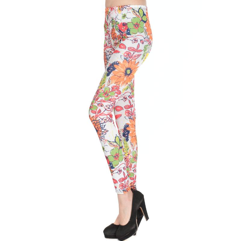 Floral Leggings High Waist Paisley Printed Legging For Women Highly Stretchable Fitness Tights Yoga Pants Workout Sportswear