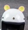 Electric Car Helmet Bear Ears Decoration Cute Eyes Personalized Horns Antlers Battery Motorcycle Modification Accessories