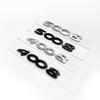 2026 Hot Car Sticker New Car Exterior Decoration Badge Stickers ABS 3D Chrome Black Letters Nameplate Emblem For Peugeot 2008 30