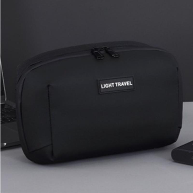 

Outdoor Travel Portable Digital Bag Travel Data Cable Mouse Headphone Power Bank Organizer Electronic Accessories Storage Bag чёрный