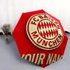 1 PC Automatic Folding Umbrella - FC Bayern Munchen Custom Name Pattern, Portable & Foldable Design with 8 Ribs, Christmas Birthday Gifts