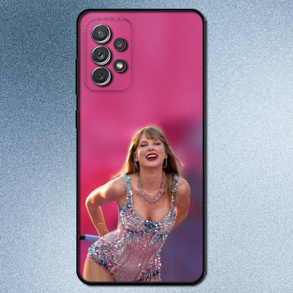 T-TaylorS S-SwiftSS Phone Case For Samsung S25,S24,S21,S22,S23,S30,Ultra,S20,Plus,Fe,Lite,Note,10,9,5G Black Cover