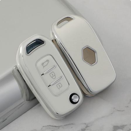 

For Renault Kadjar Captur Megane Sandero Stepway Logan Clio 5 Arkana 2020 2021 TPU Car Flip Key Case Cover Key Protector