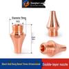 Bocci Black King Kong 3D M8 Beveling Nozzle for Laser Tube Cutting - Purple Copper for Square & Round Tubes