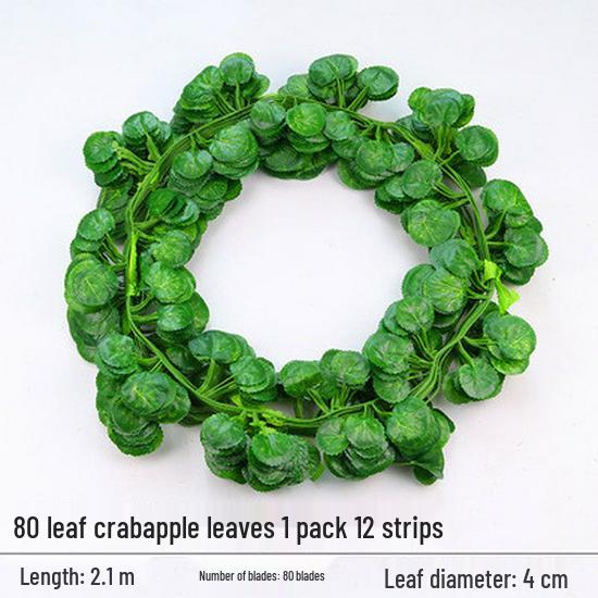 Simulated Grape Leaf Ivy Vine Decoration for Ceiling and Pipe