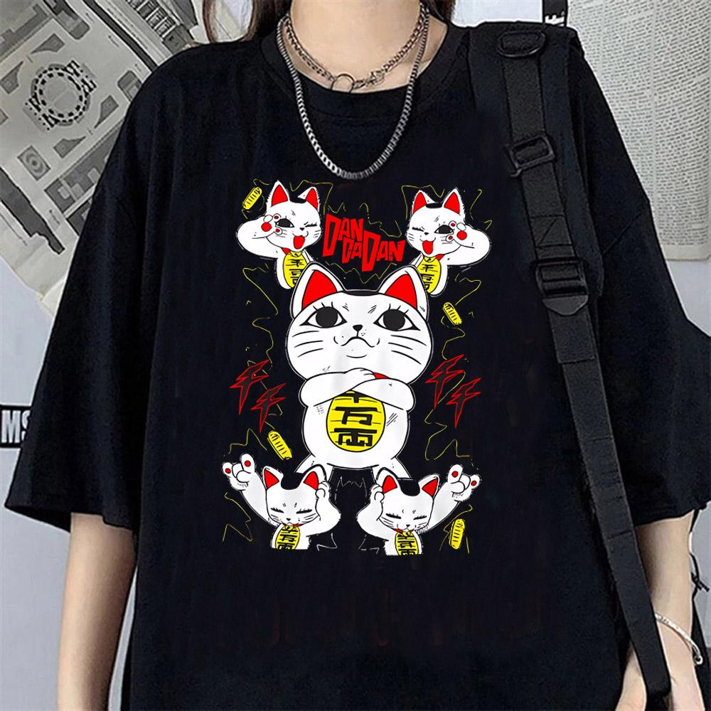 Seiko Ayase T-shirt Dandadan Cosplay Anime T Shirt Cartoon Short Sleeve Harajuku Tshirt Women Men