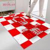 Stade de Reims poster Carpet Rug for Living Room Bedroom Home Sofa Decoration,Kids play Nonslip Floor Mat