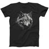 Grey Wolf T-Shirt Howling Wilderness Nature Tee Aesthetic Animal Graphic T-Shirt