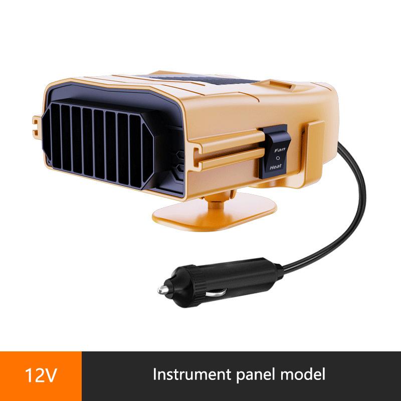 12V Elektrischer Kühl-Heizlüfter Entfeuchter Enteiser 150W Raumheizer Tragbarer Auto-Heizlüfter 360 Grad Drehung Auto Innenraum