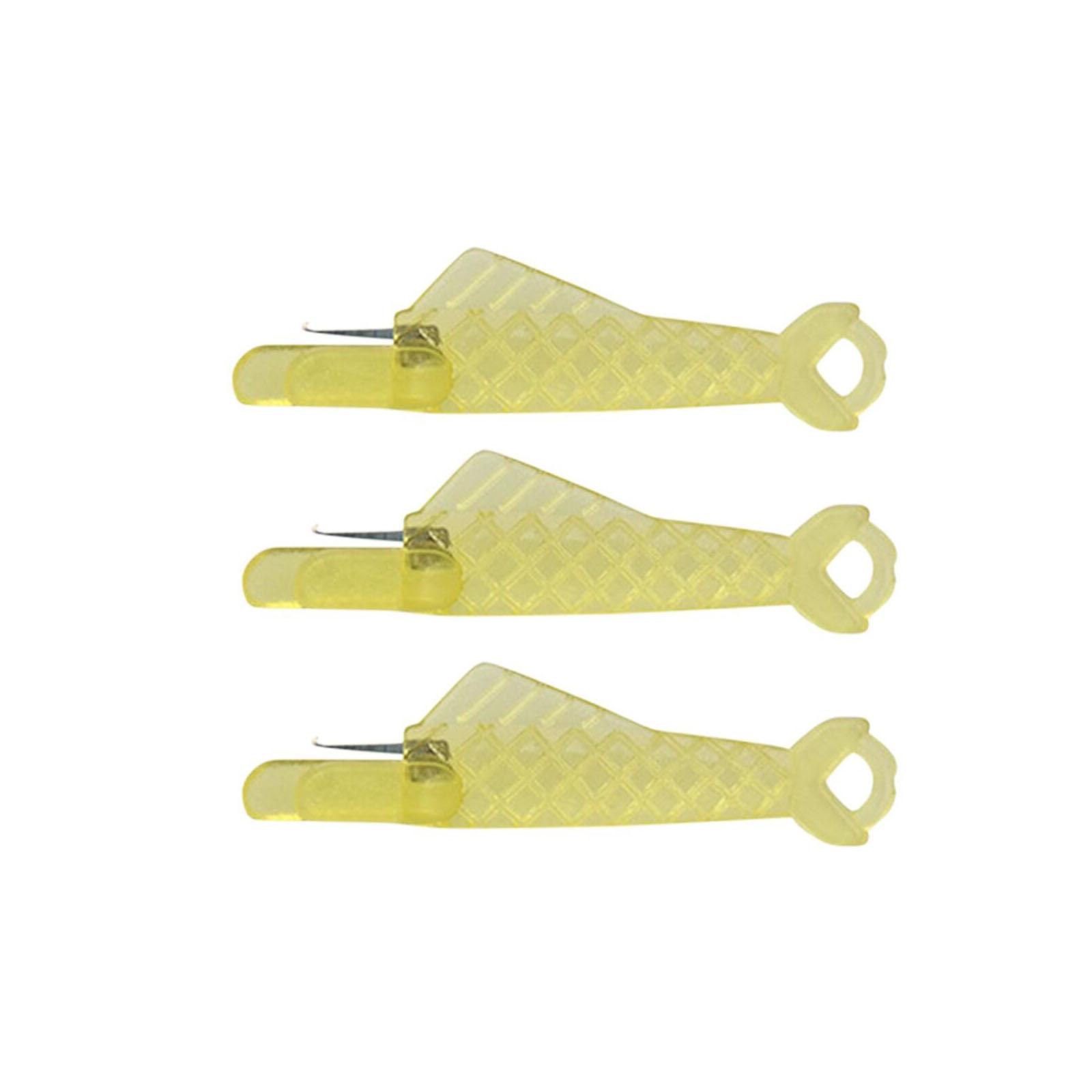

3/5/10Pcs Mini Sewing Machine Needle Threader with Hook Plastic Stitch Insertion Tool Elderly Quick Automatic Changer Craft