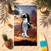 Santos Futebol Clube (14) Theme Beach Towel Sand Resistant Soft And Comfortable Suitable For The Pool Camping Yoga And Diving A Travel Essential
