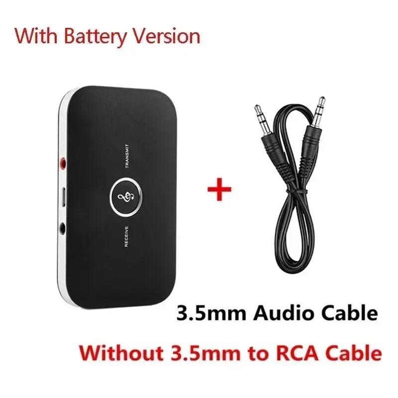 2 In 1 Bluetooth 5.0 Audio Transmitter Receiver RCA 3.5mm AUX Jack USB Dongle Music Wireless Adapter For Car PC TV Headphones