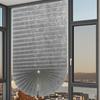 Decorative Blackout Pleated Roller Blinds Home Decoration Easy Installation Easy To Clean No-Drill Installation