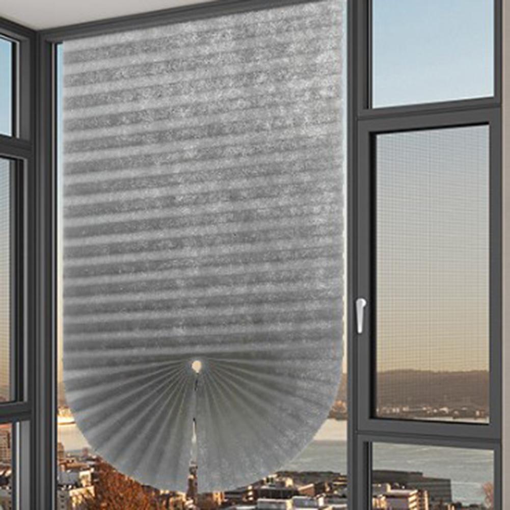 Decorative Blackout Pleated Roller Blinds Home Decoration Easy Installation Easy To Clean No-Drill Installation