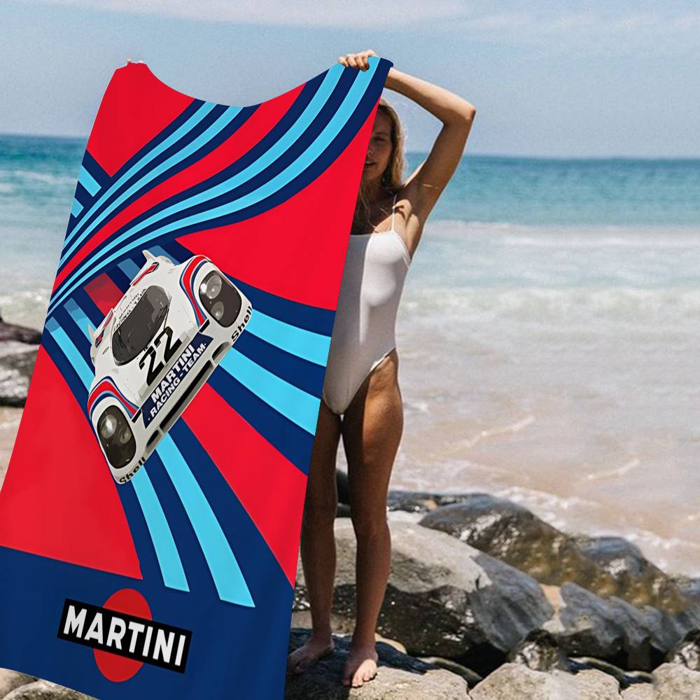 M-Martini Racing Toalla de Baño Microfibra Suave Absorbente de Agua Transpirable Para Niña Niños Decorativa Dibujos Animados Toalla de Playa