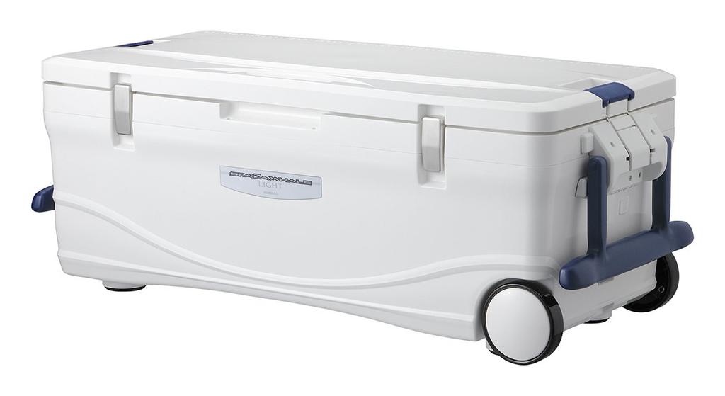SHIMANO Chladicí box Velký 45l spacer Velryba světlo s kolečky pro rybaření Čistě bílá 450LC-045L