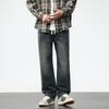 American Retro Jeans Men's Spring New Style Old Loose Straight Trousers