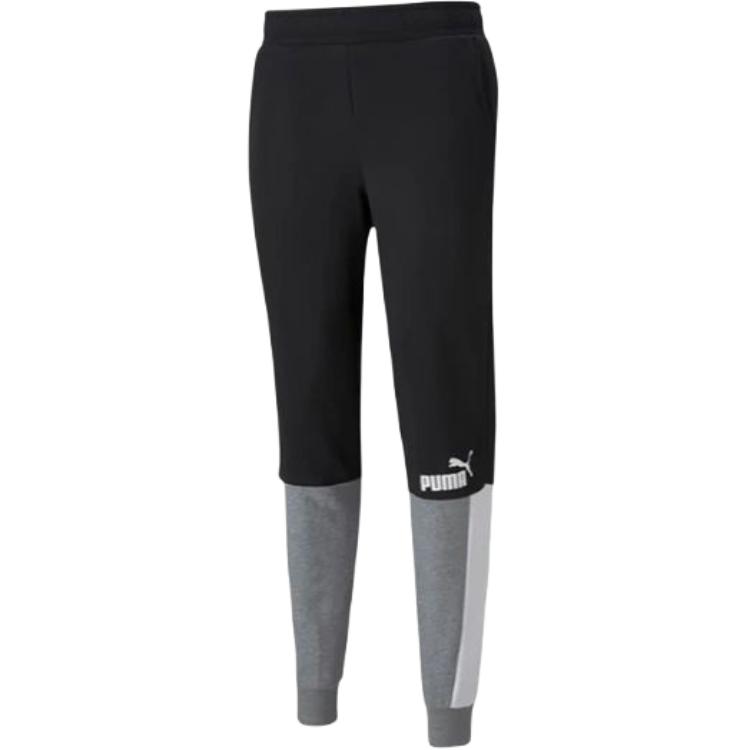 Puma Fashionable Comfortable Versatile Skin-Friendly Tapered Mid-Waist Knitted Sports Pants Men Bottoms 849537-01