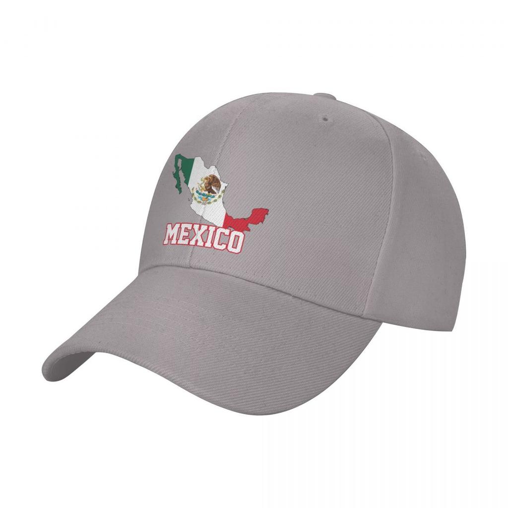 Baseballpet HET ZIT IN MIJN DNA Mexico Vlag Mexicaanse Fans Embleem Coole Fans Wilde Zonneklep Met Klep Verstelbaar Buiten Caps Unisex Dames