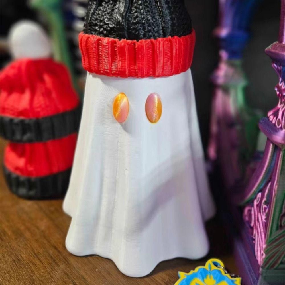 8/12/16 Oz Halloween Ghost Can Sleeve Spooky Shaped Halloween Ghost Can Holder Tabletop Decoration