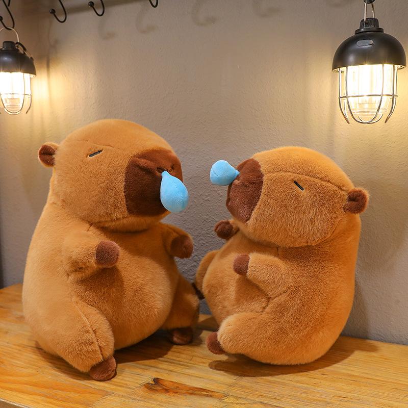Capybara Pluche Simulatie Capibara Anime Fluffy Speelgoed Schattige Pop Knuffels Zachte Pop Pluche Kinderen Kerstcadeau