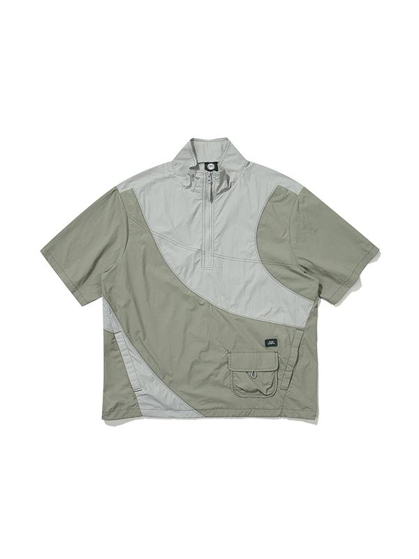 Bbc Earth Earth Stitch Short Sleeve Anorak_Khaki