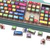 Rainbow Keycaps 116Key PBT Keycap Cartoon Anime Keycap pentru ASA Pudding Profile Mechanical Keycap