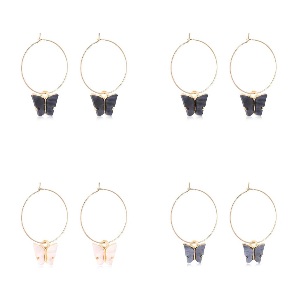 Unique Butterfly Earrings For Women Alloy Material European American Style