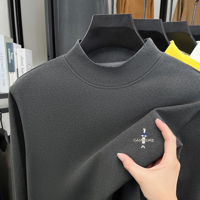Embroidered Long Sleeve Winter Versatile T-Shirt Casual Hoodie M