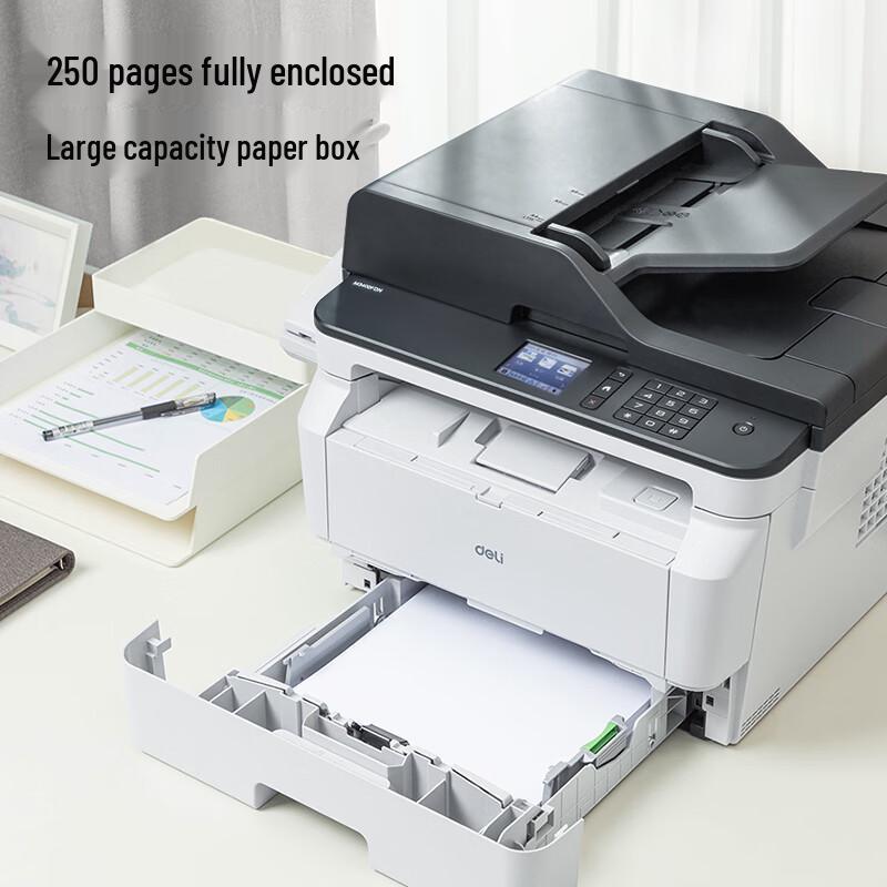 Deli M3400FDN Black & White Laser Multifunction Printer CN plug (adapter included)
