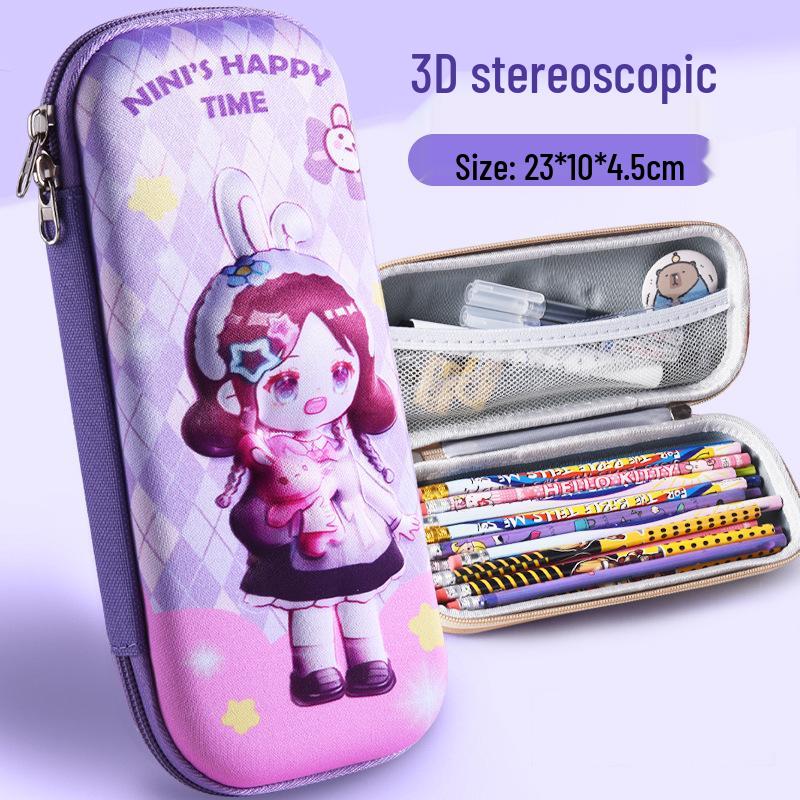 Capybara Pencil Case for Kids, Large Capacity, Cute and Popular Design