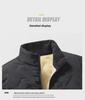 Men's Large Ultrasoft Lambskin Cotton Coat – Warm, Velvet-Lined, Thickened, Casual, Loose-Fit Jacket