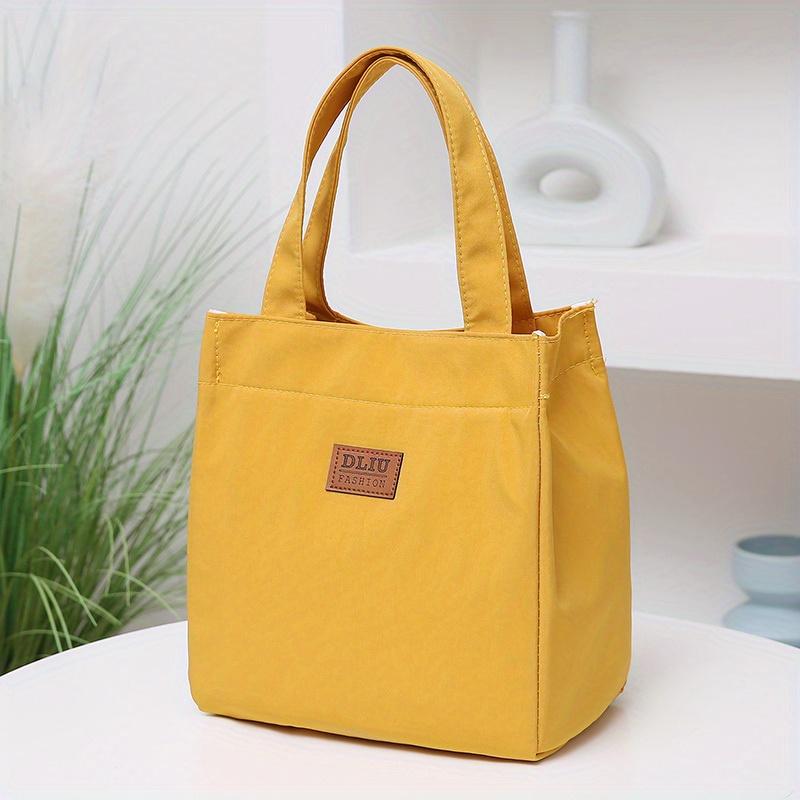 Satchel Lunch Tote Box, Lightweight Portable Lunch Storage Bag, School Office Picnic Lunch Handbag