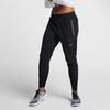 (WMNS) Nike Small Logo Elastic Waistband Running Sports Long Pants Black Women's 885259-010