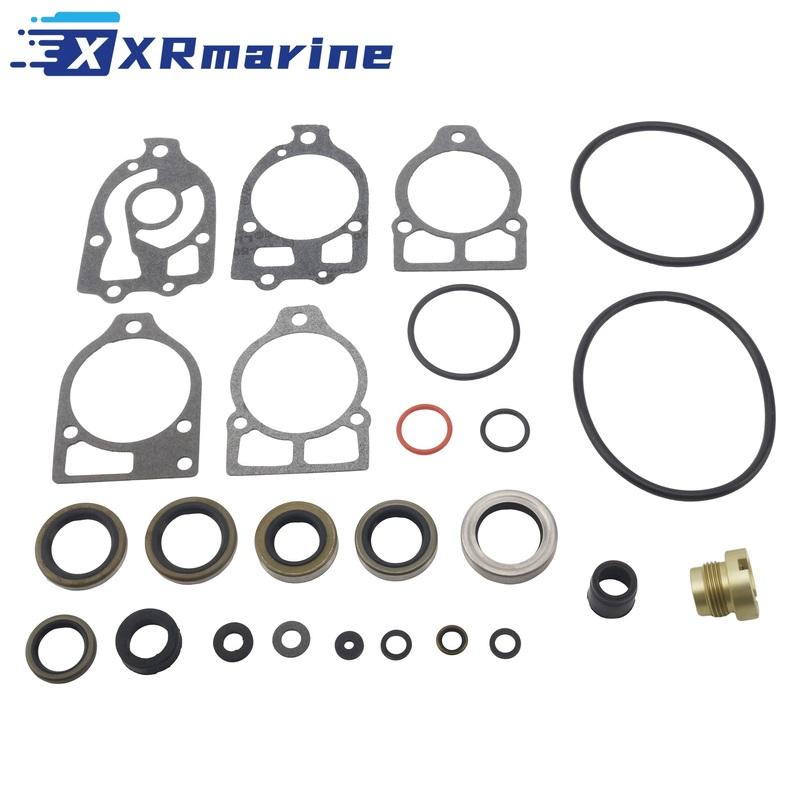 Lower Unit Gearcase Seal Kit for 26-55682A1 Mercury 150 175 200 225 HP Sierra 18-2653 серебряный