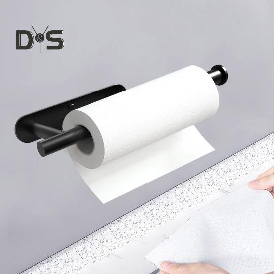 Suport pentru prosoape de hârtie montat pe perete rezistent la rugină Suport autoadeziv pentru prosoape de hârtie Organizator pentru hârtie
